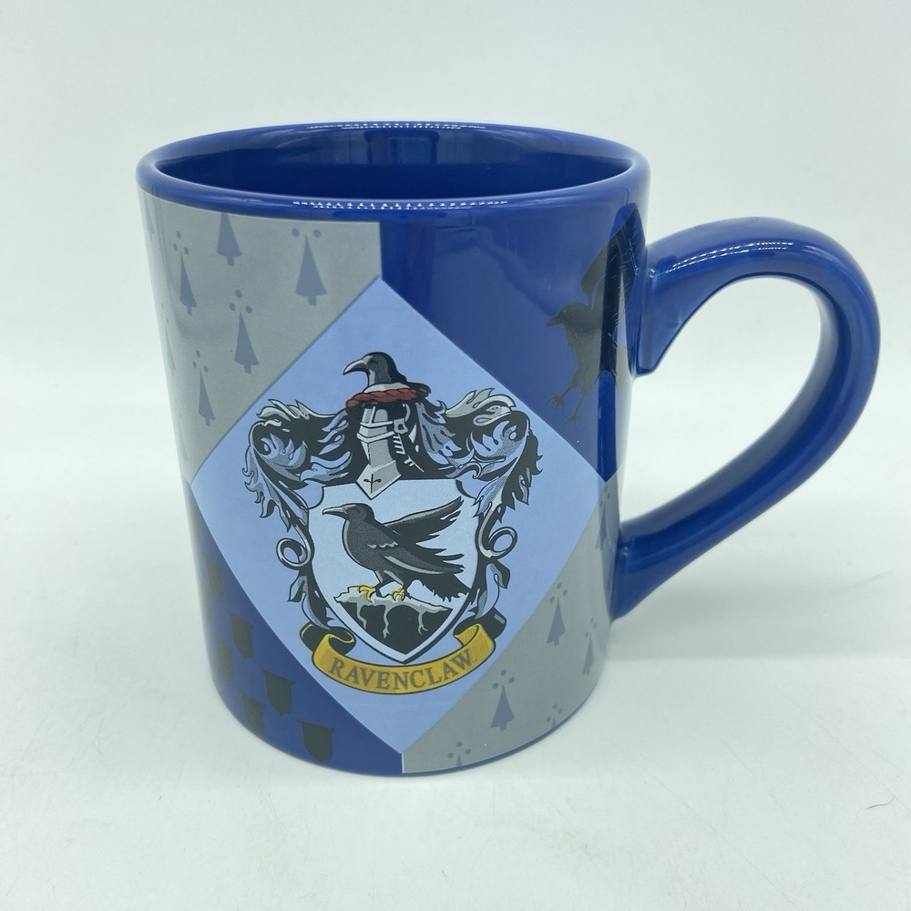 Harry Potter Ravenclaw Crest Hogwarts Ceramic Coffee Tea Mug Cup 14 Oz. - Picture 2 of 9